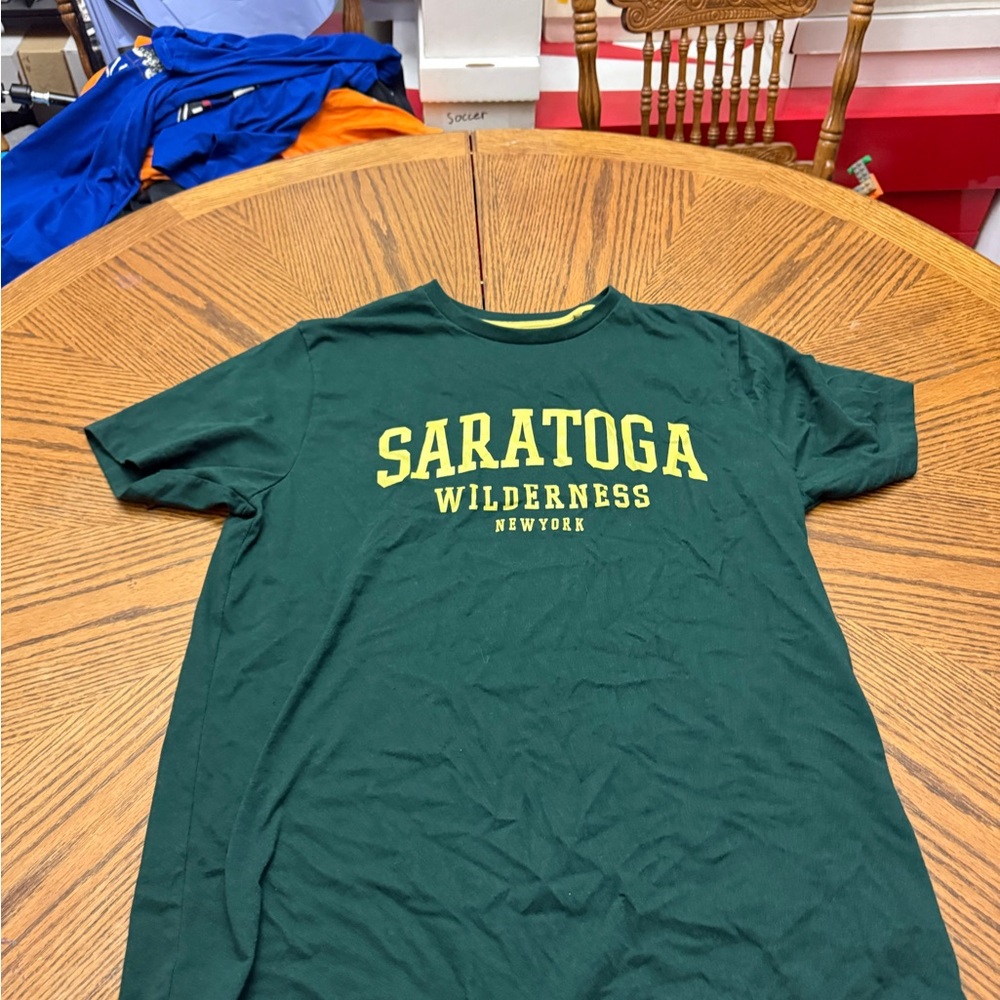 Denim & Flower Saratoga Green Graphic Tee